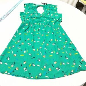 41 Hawthorn Teal Floral Midi Dress